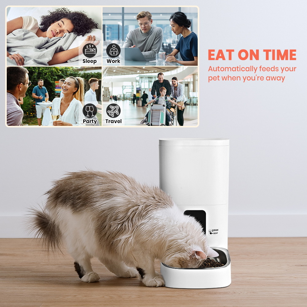 Taily Auto Pet Feeder Automatic Camera Cat Dog Food Dispenser Smart Wifi W/ App - Picture 29 of 60