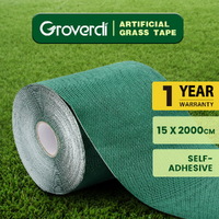 Groverdi Artificial Grass Self Adhesive Synthetic Turf Joining Tape Glue Peel