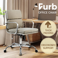 Furb Ergonomic Executive Office Desk Chair Height Adjustable