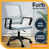 Furb Office Chair Mesh Chairs Computer Gaming Study Chair Work Desk Seat