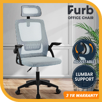 Furb Office Chair Computer Gaming Mesh Chairs Study Chairs Work Seat Headrest