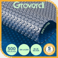 Groverdi Pool Cover 500 Micron Swimming Pool Cover Solar Blanket 6.5M x 3M