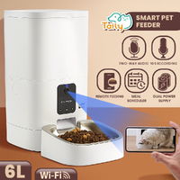 Taily 6L Auto Cat Feeder Automatic Camera Pet Dog Food Dispenser Smart Wifi App